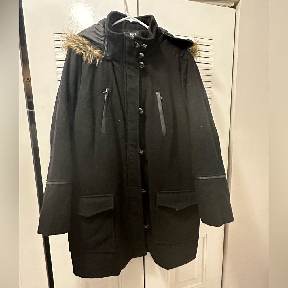Torrid military style coat